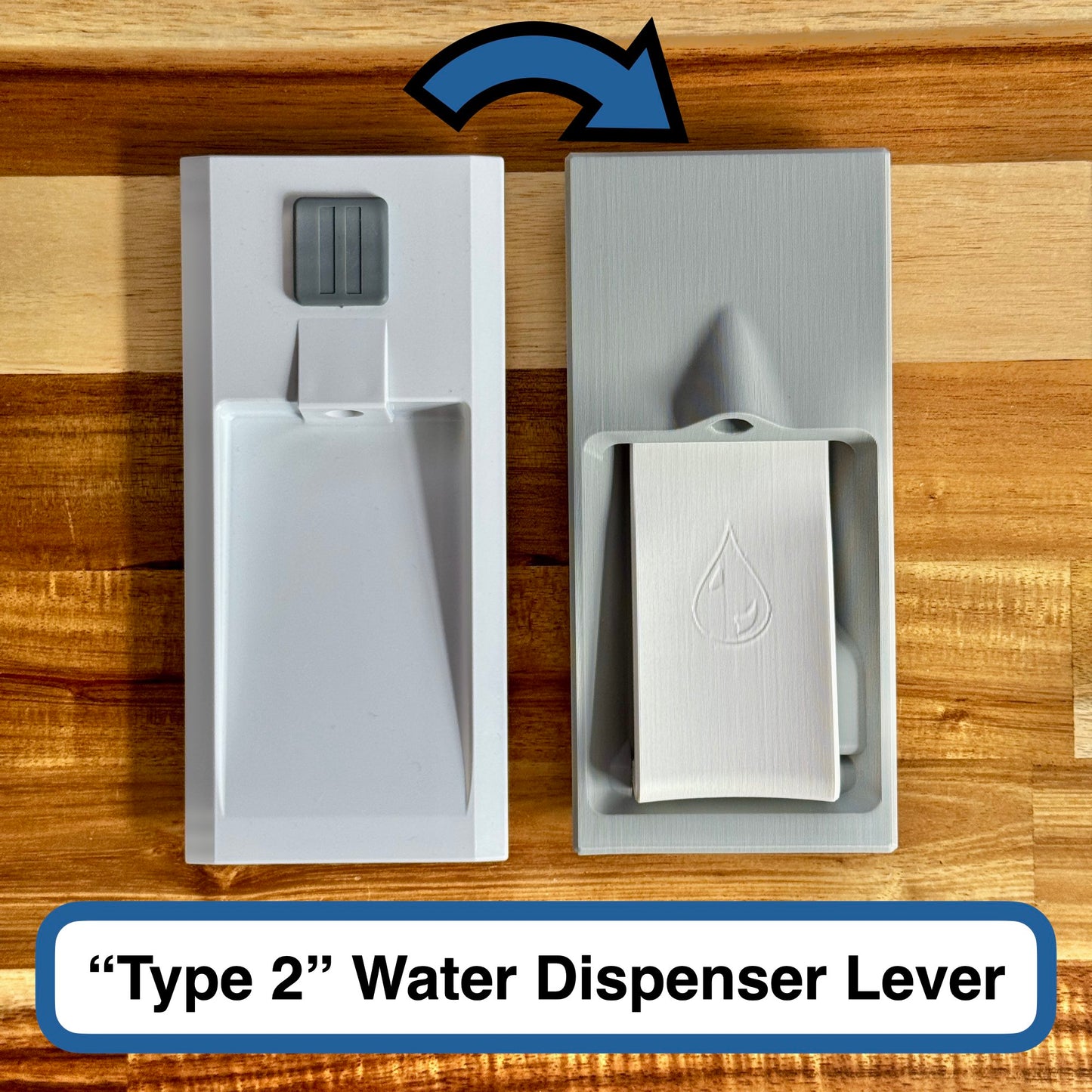 Water Dispenser Lever, Types 2 & 3