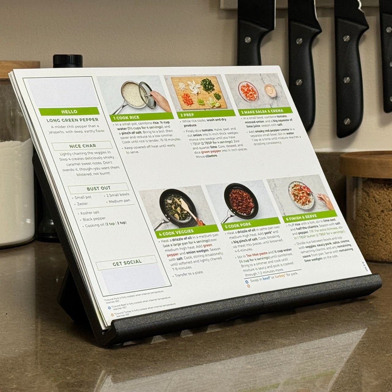 Recipe Card Easel