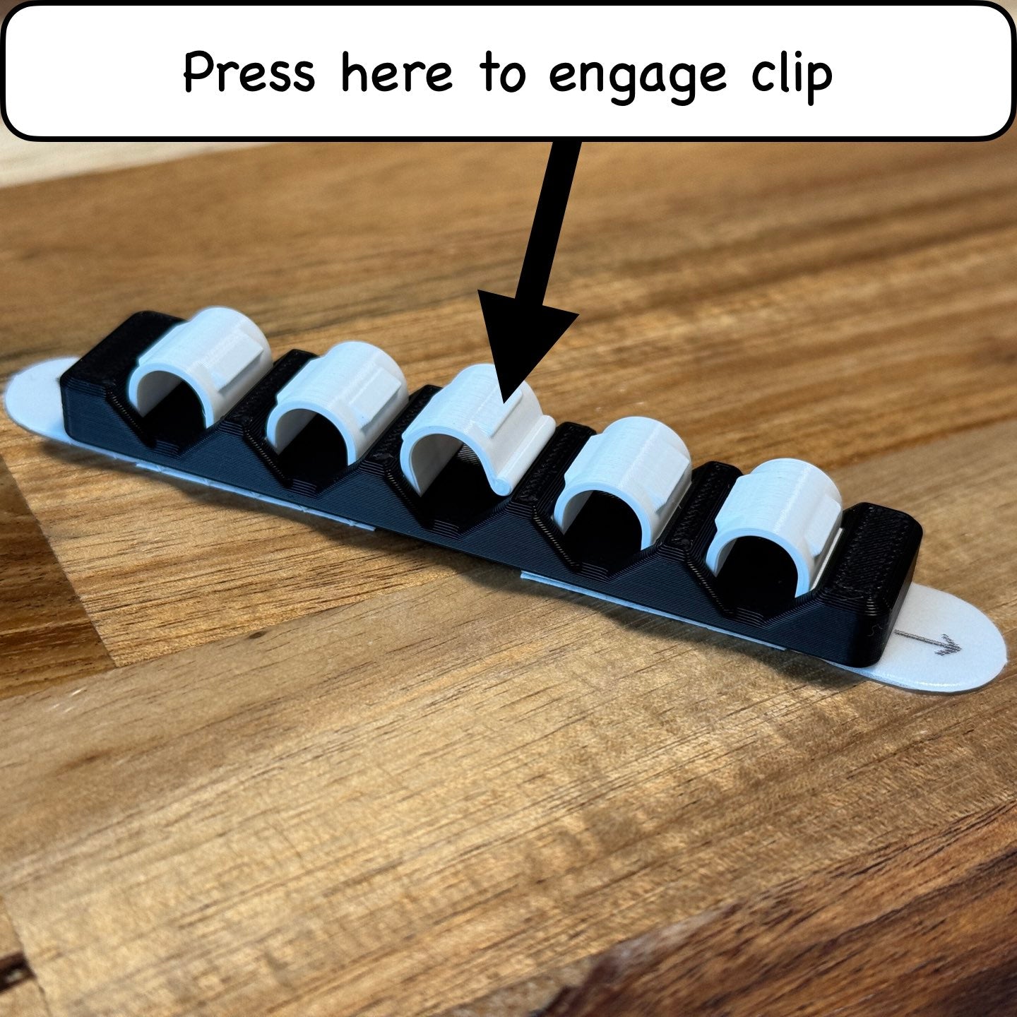 Cable Management Bracket and Clips