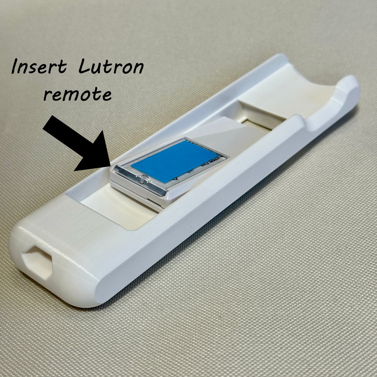 Personalized Remote Sleeve with Lutron Remote Pocket